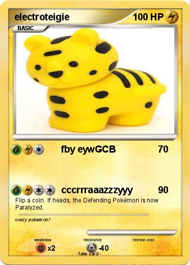 Pokemon electroteigie