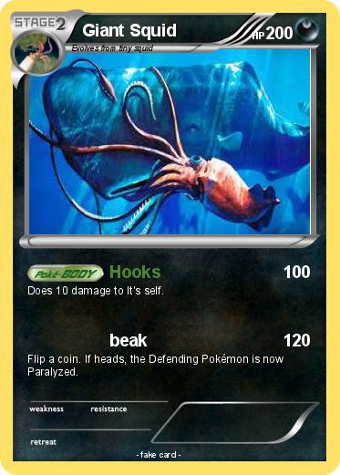 Pokemon Giant Squid