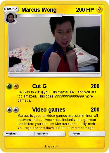 Pokemon Marcus Wong