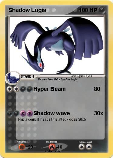 Pokemon Shadow Lugia