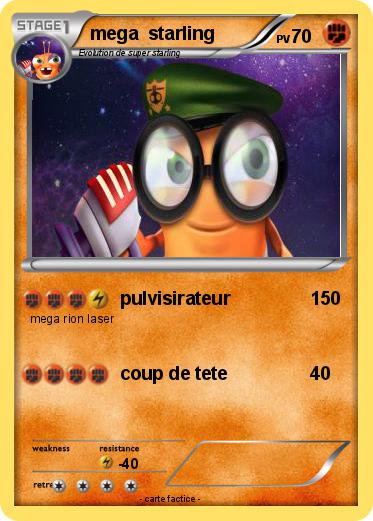 Pokemon mega  starling