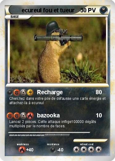 Pokemon ecureul fou et tueur