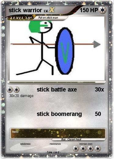 Pokemon stick warrior