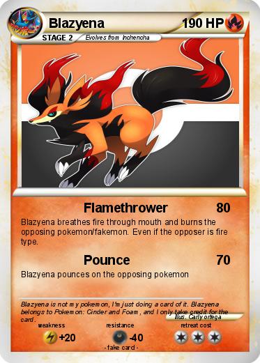 Pokemon Blazyena