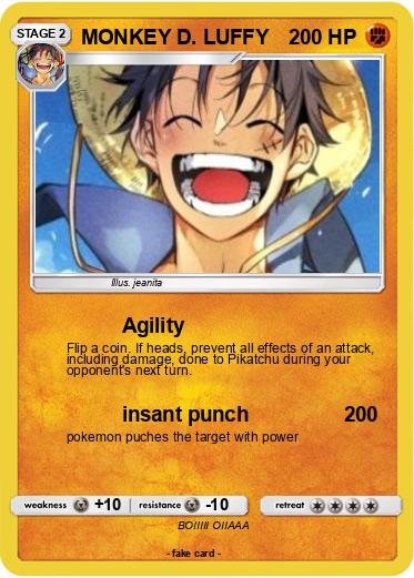 Pokemon MONKEY D. LUFFY