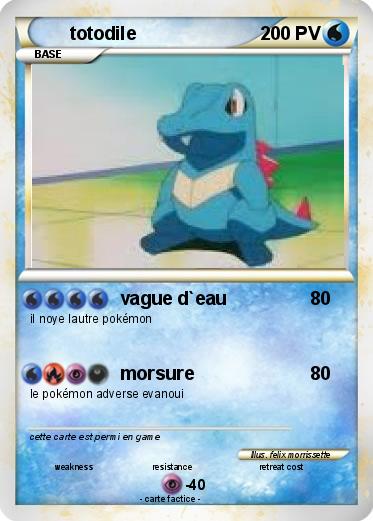 Pokemon totodile