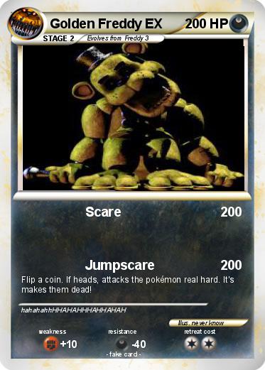 Pokemon Golden Freddy EX
