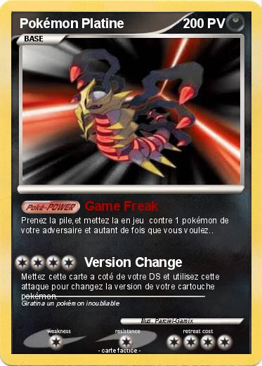 Pokemon Pokémon Platine