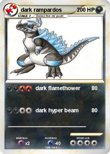 Pokemon dark rampardos
