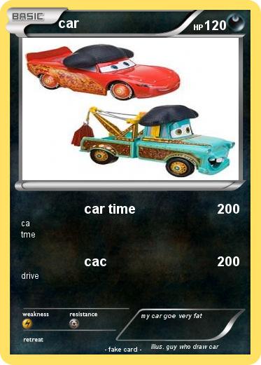 Pokemon car