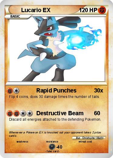 Pokemon Lucario EX