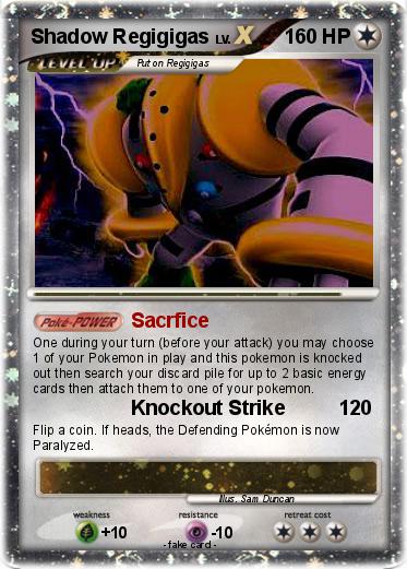 Pokemon Shadow Regigigas