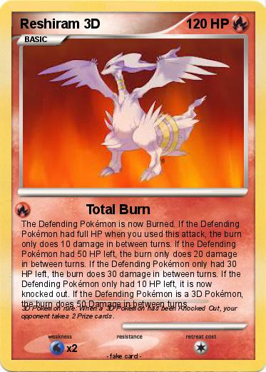 Pokemon Reshiram 3D