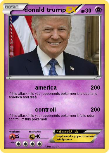 Pokemon donald trump