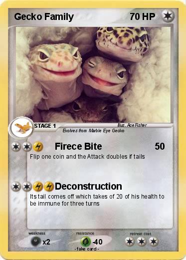 Pokemon Gecko Family