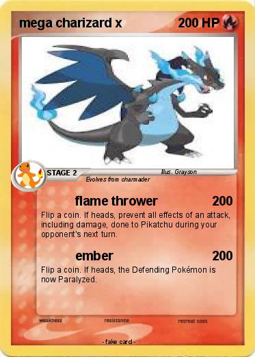 Pokemon mega charizard x