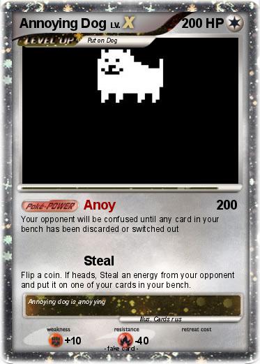 Pokemon Annoying Dog