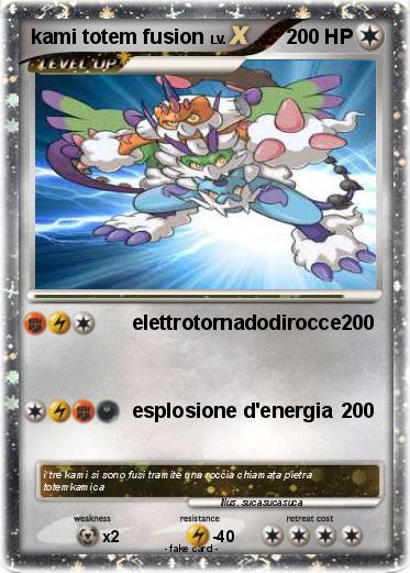 Pokemon kami totem fusion