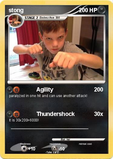 Pokemon stong