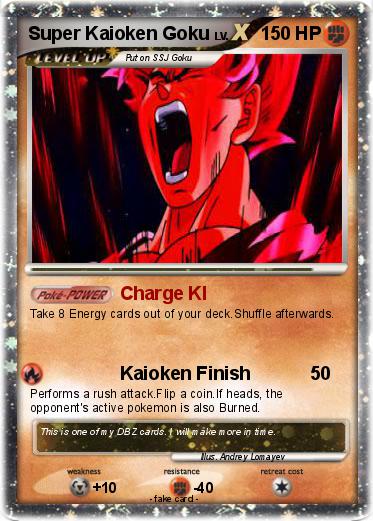 Pokemon Super Kaioken Goku