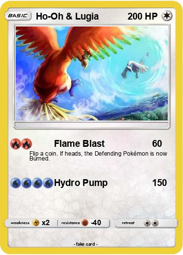 Pokemon Ho-Oh & Lugia