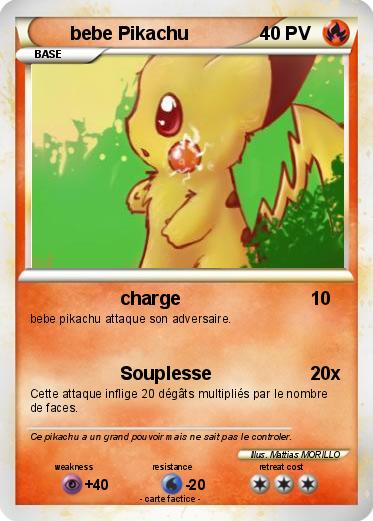 Pokemon bebe Pikachu