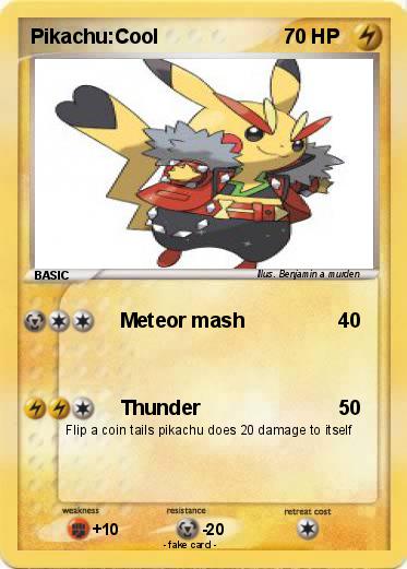 Pokemon Pikachu:Cool