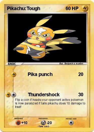 Pokemon Pikachu:Tough