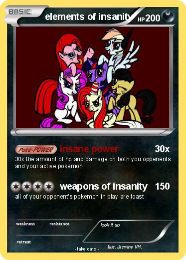 Pokemon elements of insanity