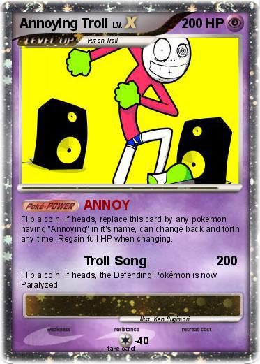 Pokemon Annoying Troll
