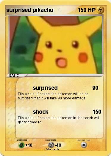 Pokemon surprised pikachu