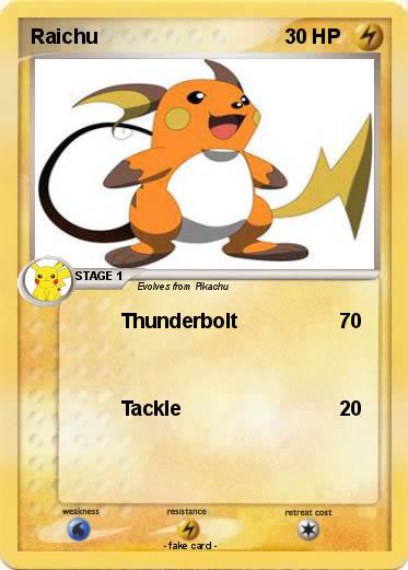 Pokemon Raichu