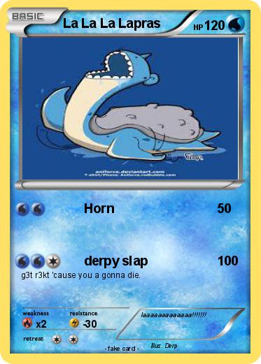 Pokemon La La La Lapras