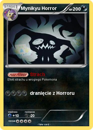 Pokemon Mynikyu Horror