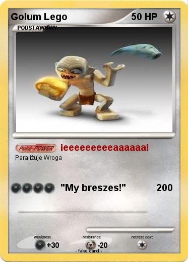 Pokemon Golum Lego