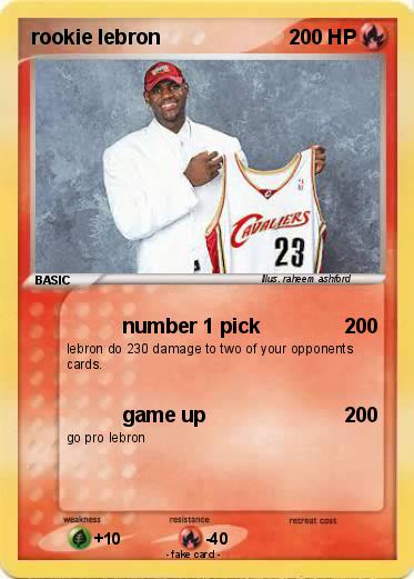 Pokemon rookie lebron