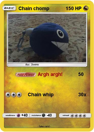 Pokemon Chain chomp