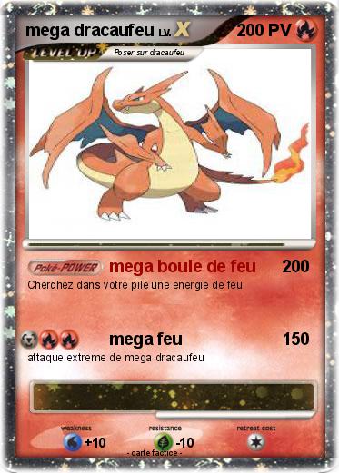 Pokemon mega dracaufeu
