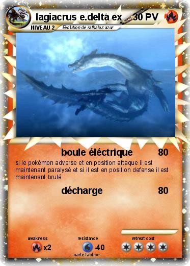 Pokemon lagiacrus e.delta ex