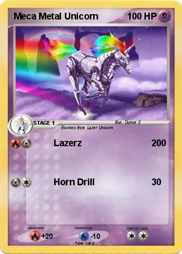 Pokemon Meca Metal Unicorn