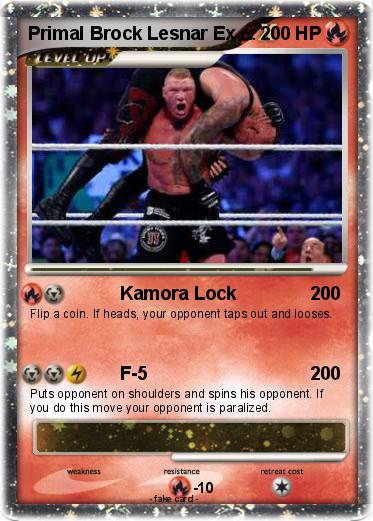 Pokemon Primal Brock Lesnar Ex