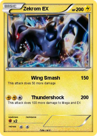 Pokemon Zekrom EX