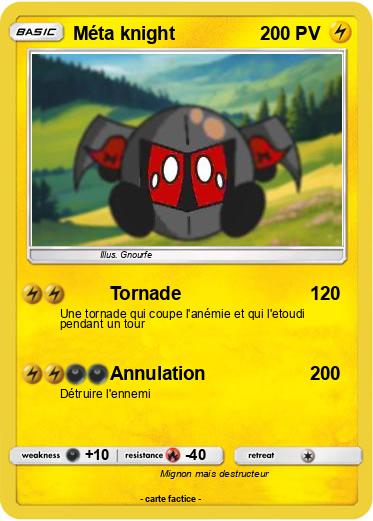 Pokemon Méta knight