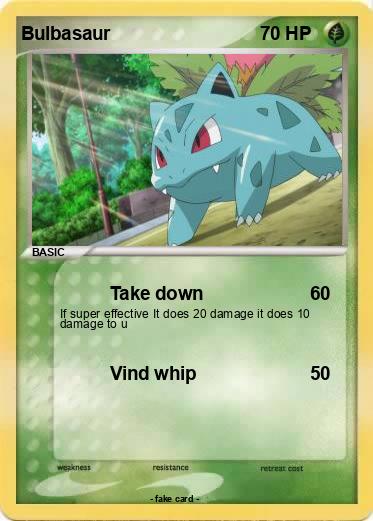 Pokemon Bulbasaur