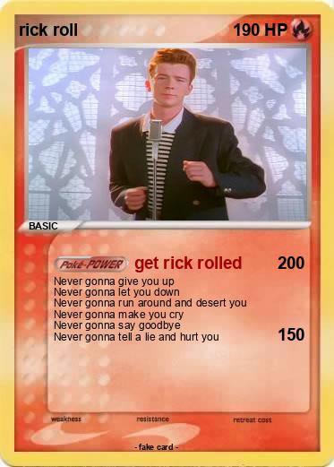 Pokemon rick roll