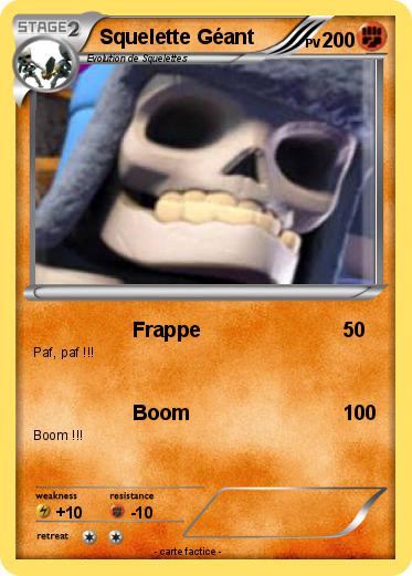 Pokemon Squelette Géant