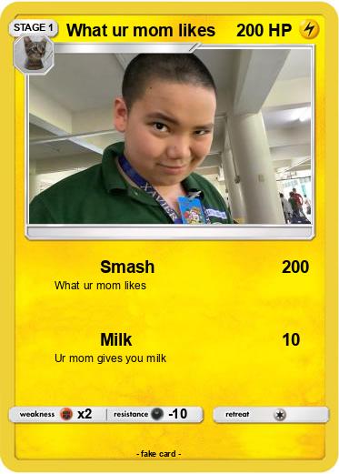 Pokemon What ur mom likes