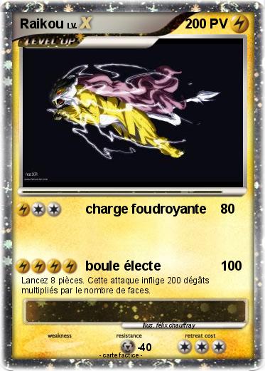 Pokemon Raikou