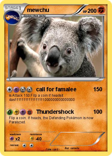 Pokemon mewchu