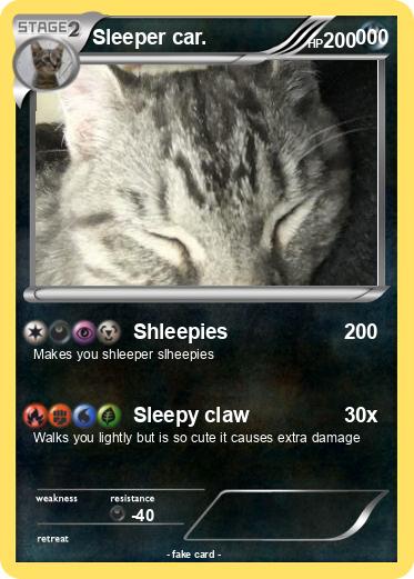 Pokemon Sleeper car.                          000